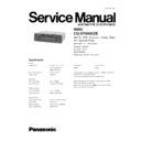 Panasonic CQ-DT6930ZE Service Manual
