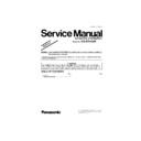 Panasonic CQ-DX100W (serv.man2) Service Manual Supplement