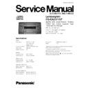 Panasonic CQ-EA2371GF Service Manual