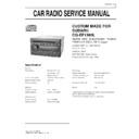 Panasonic CQ-EF1360L (serv.man2) Service Manual