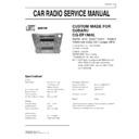 Panasonic CQ-EF1560L Service Manual