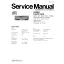 Panasonic CQ-EH1260A Service Manual