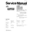Panasonic CQ-EH1260ZC, CQ-EH1261ZC, CQ-EH1262ZC Service Manual