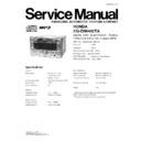 Panasonic CQ-EH8482TA Service Manual