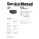 Panasonic CQ-EM4561AK Service Manual