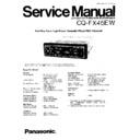 Panasonic CQ-FX45EW Service Manual