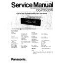 Panasonic CQ-FX55EW Service Manual