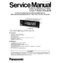 cq-fx55len, cq-fx35len service manual