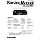 Panasonic CQ-J04LEEP Service Manual