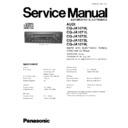 Panasonic CQ-JA1070L, CQ-JA1071L, CQ-JA1072L, CQ-JA1073L, CQ-JA1074L Service Manual