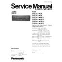 Panasonic CQ-JA1362L, CQ-JA1363L, CQ-JA1360LA, CQ-JA1362LA, CQ-JA1363LA, CQ-JA1363LB Service Manual