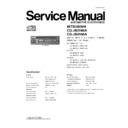 Panasonic CQ-JB3160A, CQ-JB0160A Service Manual