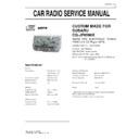 Panasonic CQ-JF8560X Service Manual