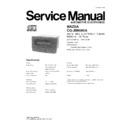 Panasonic CQ-JM8080A Service Manual