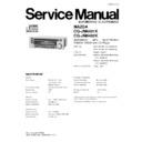 Panasonic CQ-JM8481K, CQ-JM8482K Service Manual