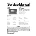 Panasonic CQ-JV1060L Service Manual