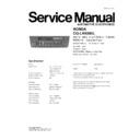 Panasonic CQ-LH5080L Service Manual