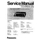Panasonic CQ-MR555LEN Service Manual