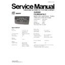 Panasonic CQ-MX0470LC Service Manual