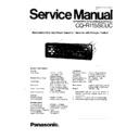 Panasonic CQ-R115SEUC Service Manual