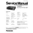 Panasonic CQ-R235U Service Manual