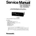 cq-r535euc, cq-rx50eu service manual