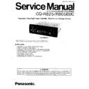 cq-r825, cq-r805euc service manual
