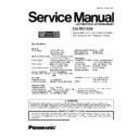 Panasonic CQ-RD153N Service Manual