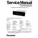 Panasonic CQ-RD325LEN Service Manual
