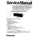 Panasonic CQ-RD825WLEN, CQ-RD825LEN, CQ-RD811, CQ-RD810GLEN Service Manual