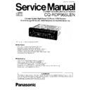 Panasonic CQ-RDP965LEN Service Manual