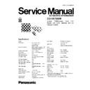 Panasonic CQ-VA7300N Service Manual