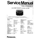 Panasonic CQ-VX900EW Service Manual