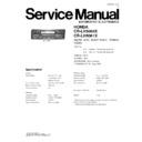 Panasonic CR-LH5060X, CR-LH5061X Service Manual