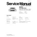 Panasonic CR-YM0270KA Service Manual
