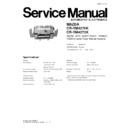 Panasonic CR-YM4270K, CR-YM4272K Service Manual