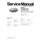 cr-ym4270ka, cr-ym4272ka (serv.man2) service manual