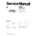 Panasonic CX-BM3091A Service Manual
