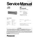 Panasonic CX-CG0260Z Service Manual