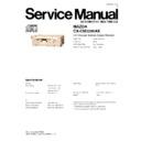 cx-cm3290ak service manual