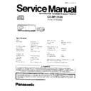 Panasonic CX-DP1212N Service Manual