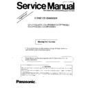 Panasonic CX-DP60EU, CX-DP60EC, CX-DP60EN, CX-DPFM60EU, CX-DP2000EU, CX-DP2000EN (serv.man2) Service Manual Supplement