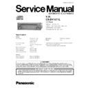 Panasonic CX-DV1071L Service Manual