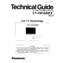 Panasonic CX-VM1500EX Service Manual