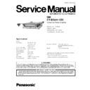 Panasonic CY-BG2911ZC Service Manual