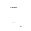 Panasonic CY-DG7260KA Service Manual