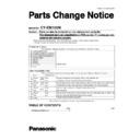 Panasonic CY-EM100N Service Manual Parts change notice