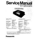 Panasonic CY-M5002EN Service Manual