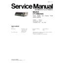 Panasonic CY-VM4290A Service Manual