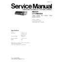 Panasonic CY-VM4490A Service Manual